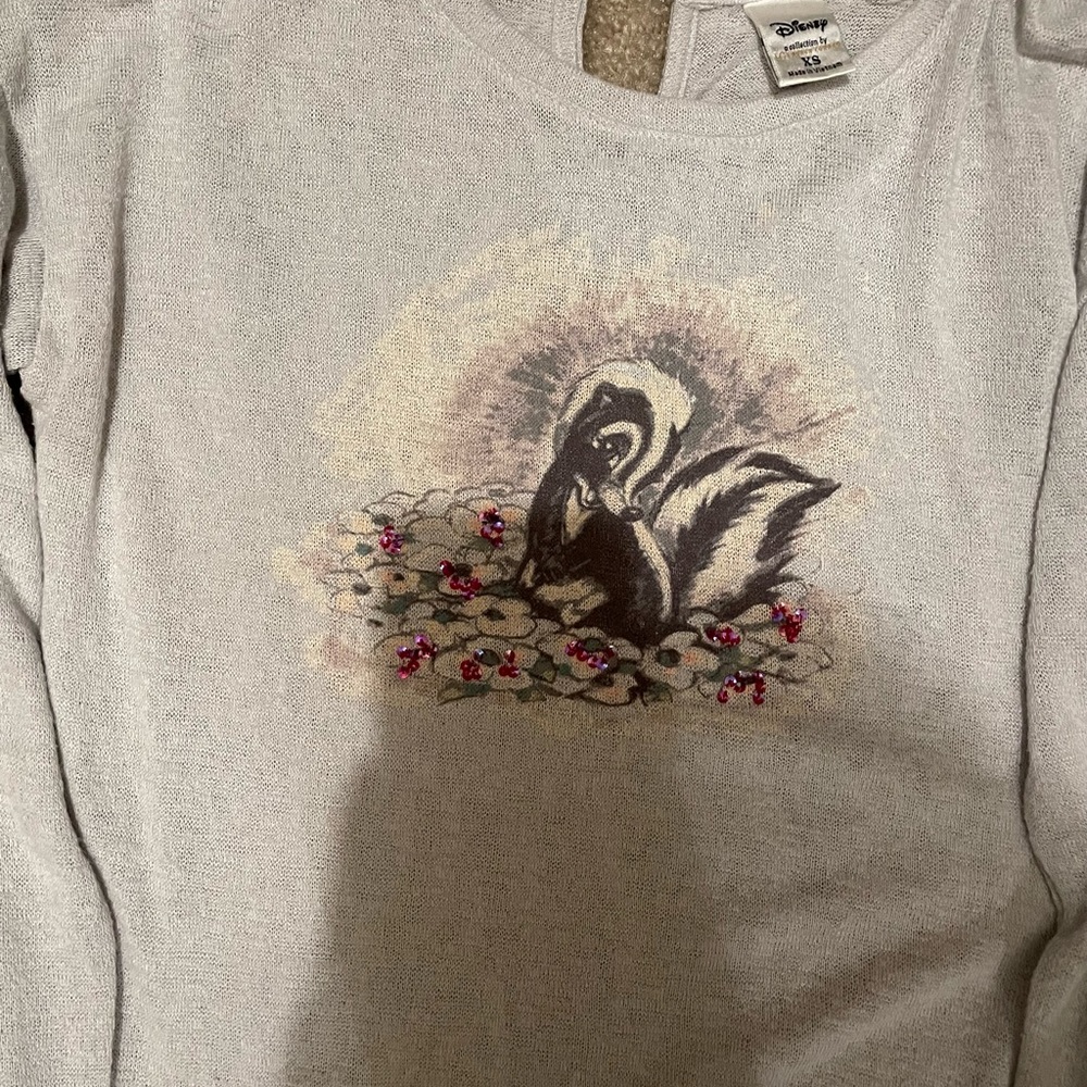 XS Light Sweater from the Lauren Conrad Disney Spring Collection Flower